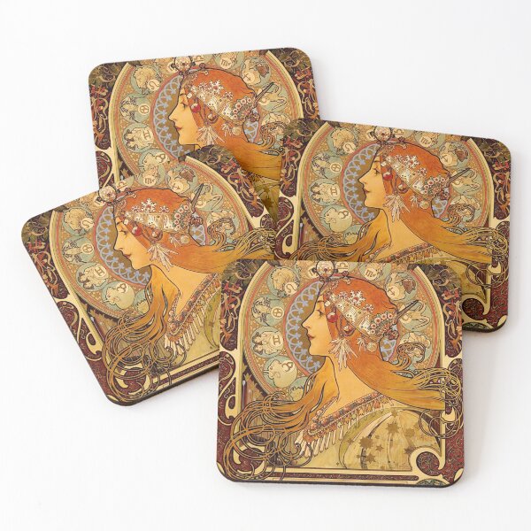Item preview, Zodiac - Alphonse Mucha - Vintage Art designed and sold by RickE.