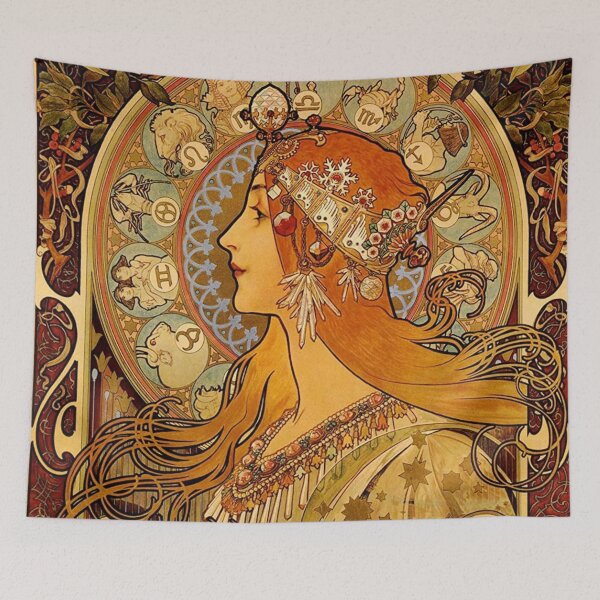 Item preview, Zodiac - Alphonse Mucha - Vintage Art designed and sold by RickE.