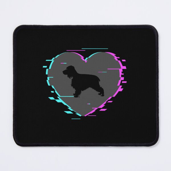 Item preview, Cocker Spaniel In The Heart With Retro Look designed and sold by 1681830934131.