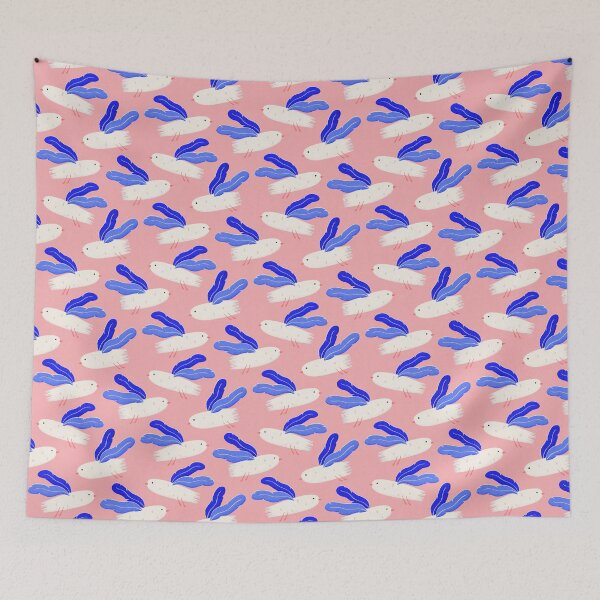 Item preview, Fun Blue bird pattern with feather wings designed and sold by wecouldall-be.