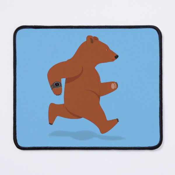Item preview, Running Grizzly Bear - Brown Bear designed and sold by grumpyteds.