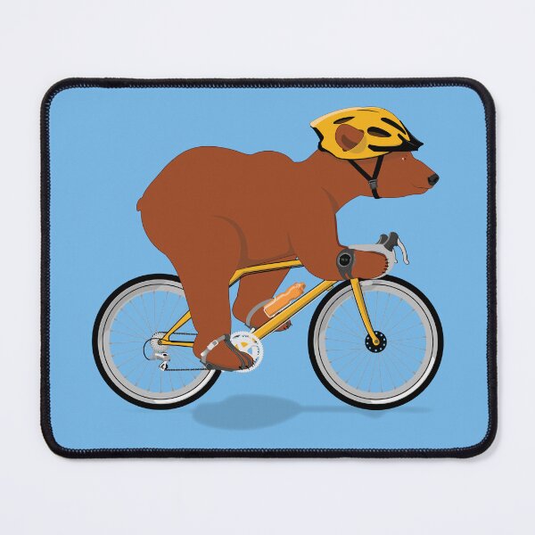 Item preview, Cycling Grizzly Bear - Brown Bear designed and sold by grumpyteds.