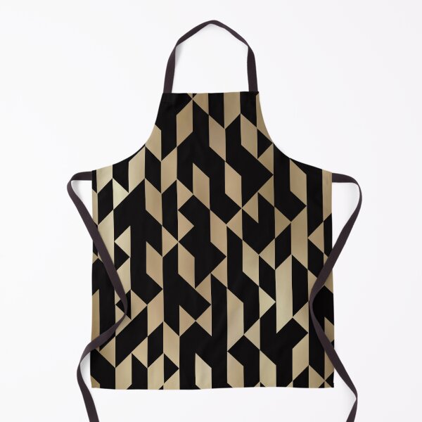 Item preview, Abstract Geometric Pattern in Black and Gold designed and sold by meggydesigns.