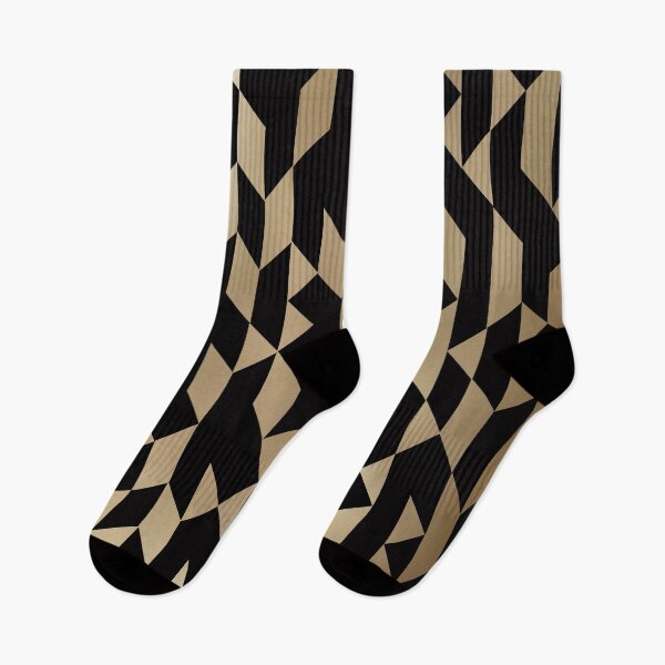 Item preview, Abstract Geometric Pattern in Black and Gold designed and sold by meggydesigns.