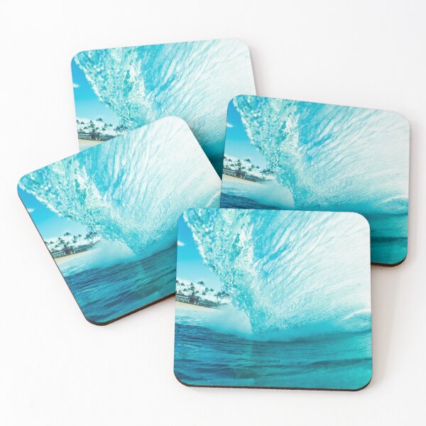 Item preview, blue ocean wave designed and sold by krazyamerican.