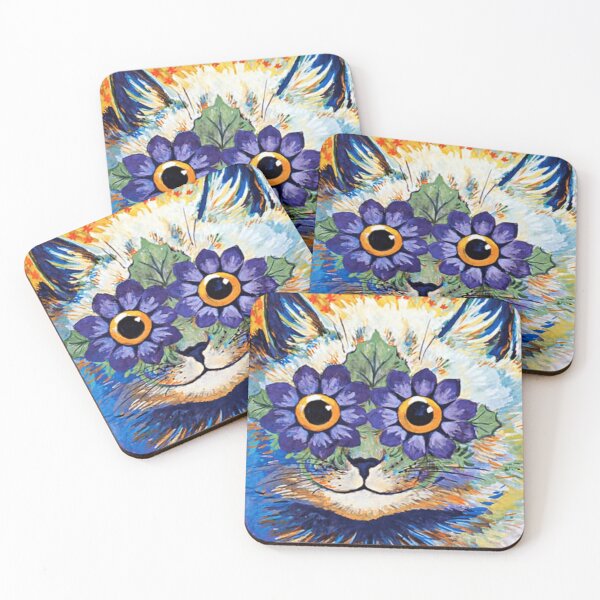 Item preview, Cat With Blue Petals” by Louis Wain  Louis Wain, Early 1900, Victorian cat art,  Sleeveless Top designed and sold by pennigrqcheu.