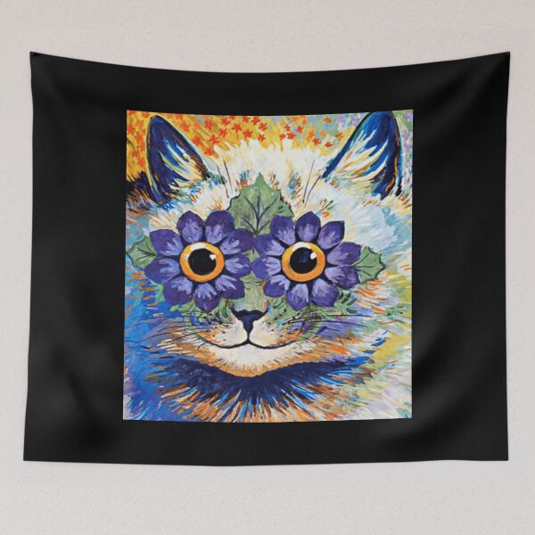 Item preview, Cat With Blue Petals” by Louis Wain  Louis Wain, Early 1900, Victorian cat art,  Sleeveless Top designed and sold by pennigrqcheu.