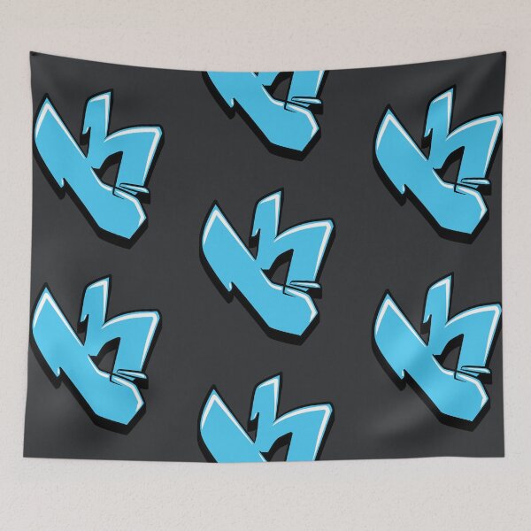 Item preview, Graffiti Letter K (Blue) designed and sold by NameGraffiti.