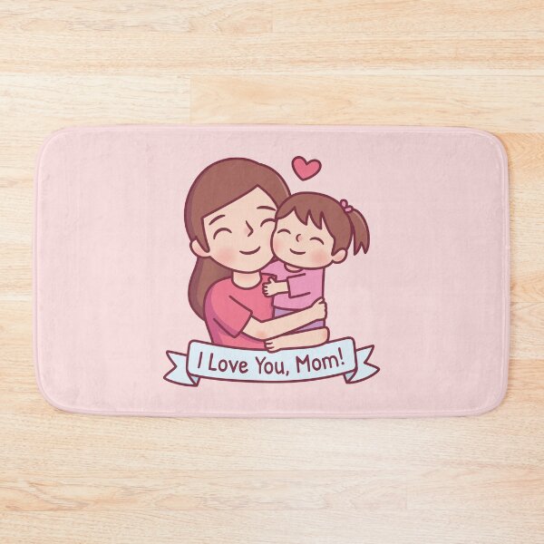 Item preview, Mom Hugging Daughter, I Love You Mom Greeting designed and sold by rustydoodle.