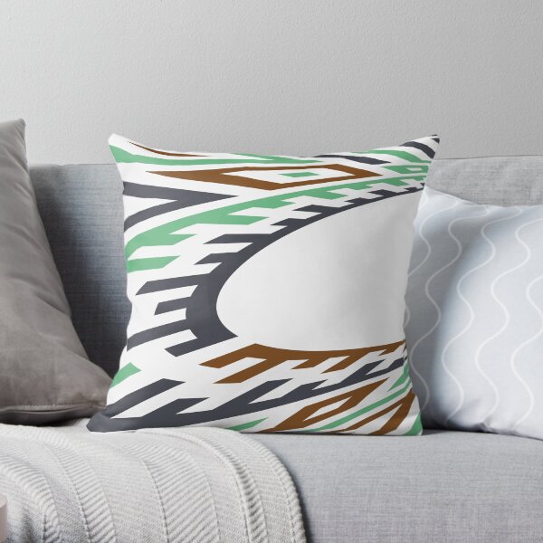 AnchorTawnySeafoam Throw Pillow