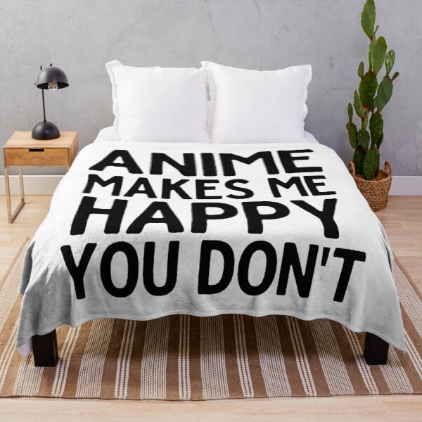 Item preview, Anime Makes Me Happy . & Stickers - Anime Lover Otaku Classic . designed and sold by cheamddshowb.