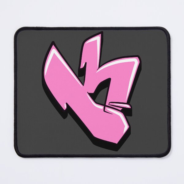 Item preview, Graffiti Letter K (Pink) designed and sold by NameGraffiti.