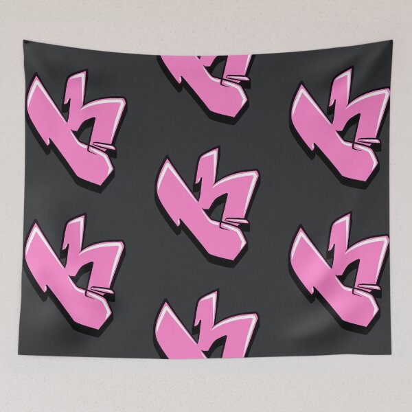 Item preview, Graffiti Letter K (Pink) designed and sold by NameGraffiti.