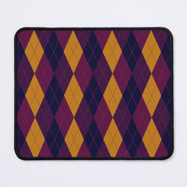 Item preview, Blue Maroon Violet Yellow Diamond Pattern designed and sold by risingrocket.