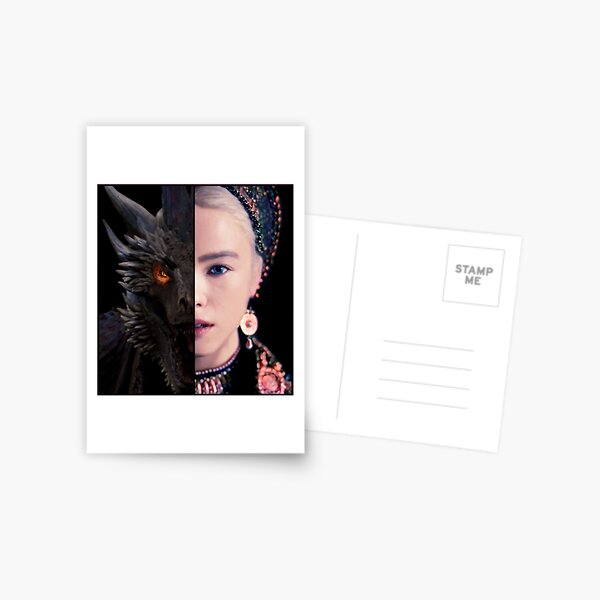 Rhaenyra Targaryen. Waiting for the Dragon House Postcard