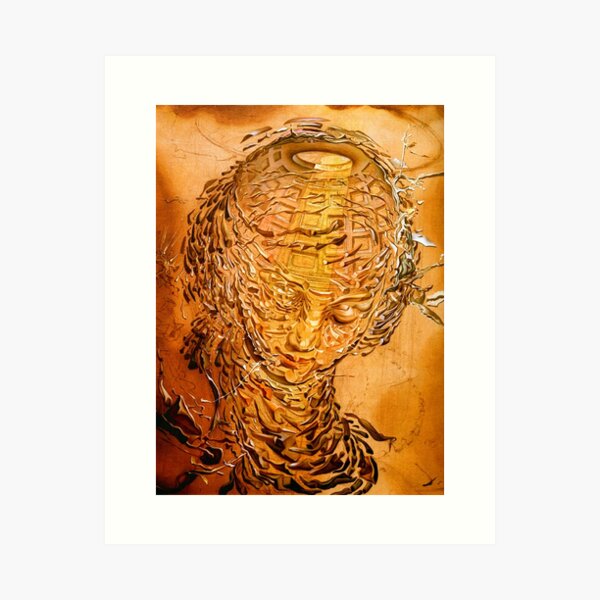 Aperçu de l'œuvre La tête de Salvador Dali Raphael explose des peintres célèbres surréalistes créée et vendue par tanabe.