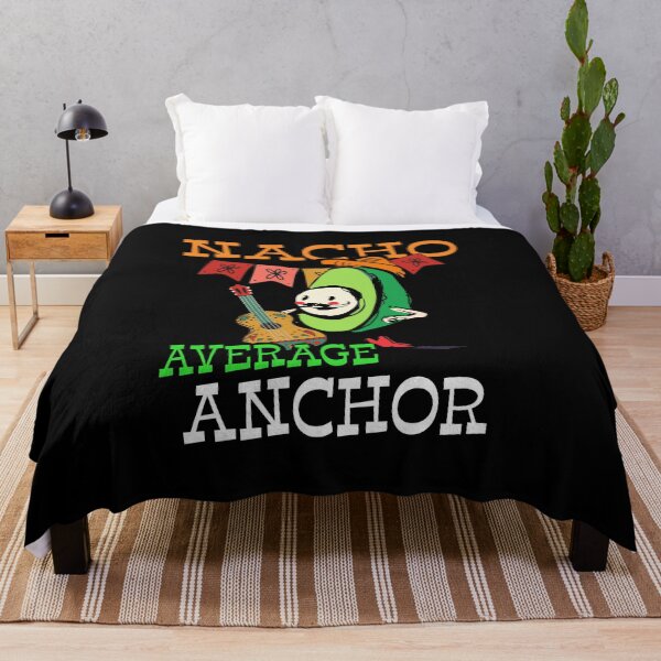 Item preview, Funny Sombrero on Avocado Nacho Average News Anchor design designed and sold by Merchking1.