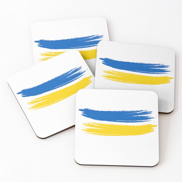 Item preview, Ukrainian Flag Colored paint stripes  designed and sold by player-502.