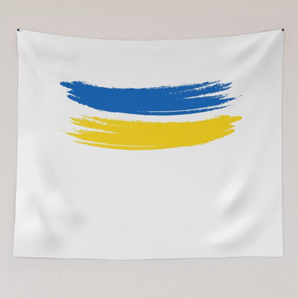 Item preview, Ukrainian Flag Colored paint stripes  designed and sold by player-502.