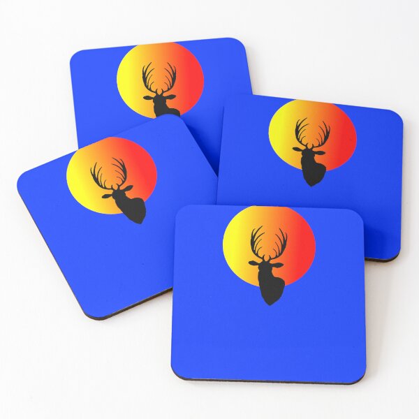 Item preview, Deer at blue sunset design  designed and sold by MystixJack.