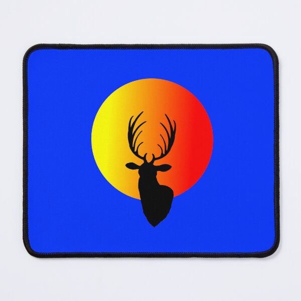 Item preview, Deer at blue sunset design designed and sold by MystixJack.