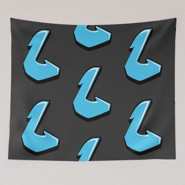 Item preview, Graffiti Letter L (Blue) designed and sold by NameGraffiti.