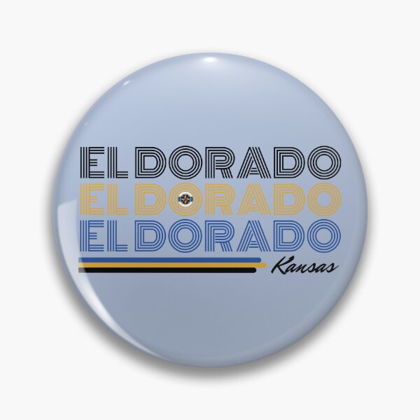 Item preview, El Dorado, Kansas - Retro Linework designed and sold by AK Design Co..