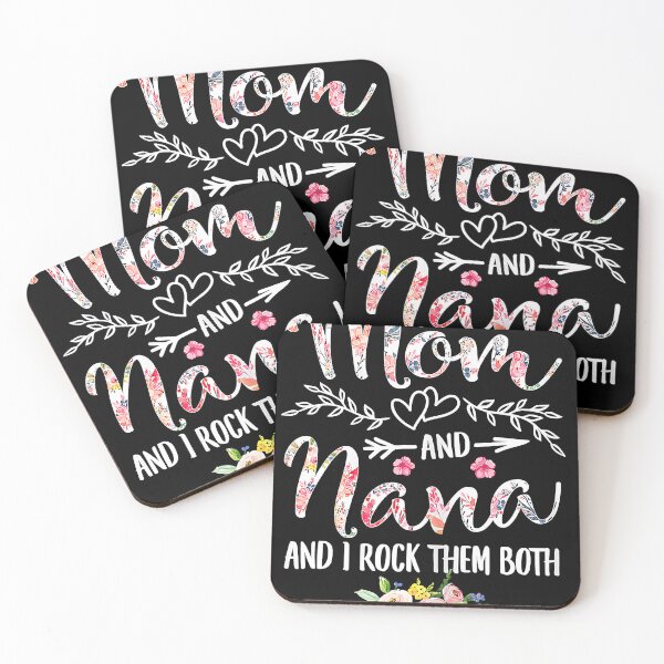 Item preview, I Have Two Titles Mom And Nana Floral Decoration designed and sold by SethFrancis37.