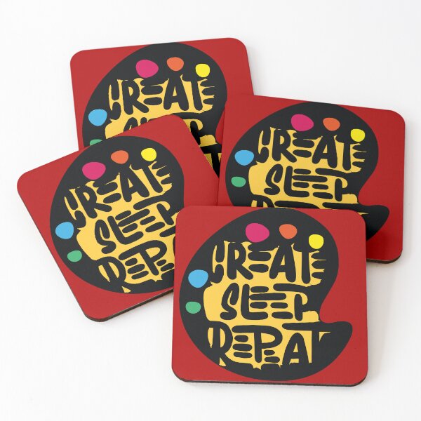 Item preview, Create, Sleep, Repeat designed and sold by romyrobis.