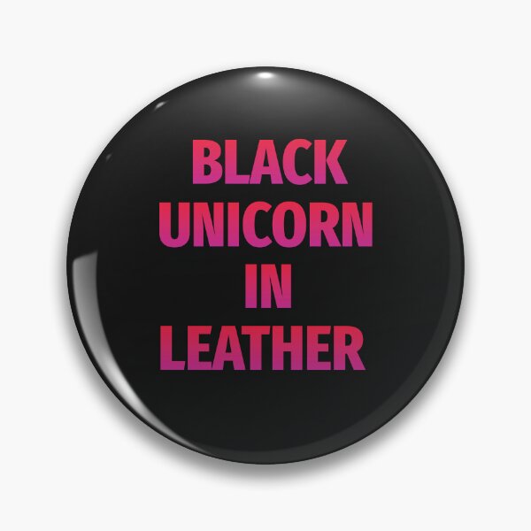 Item preview, Black Unicorn in Leather designed and sold by CyberCult Store.