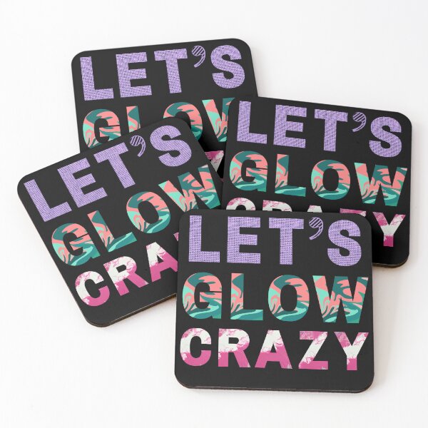 Item preview, Let's Glow Crazy Shirt - Neon Glow Dance Party Classic T-Shirt designed and sold by Dragsma ⭐⭐⭐⭐⭐.