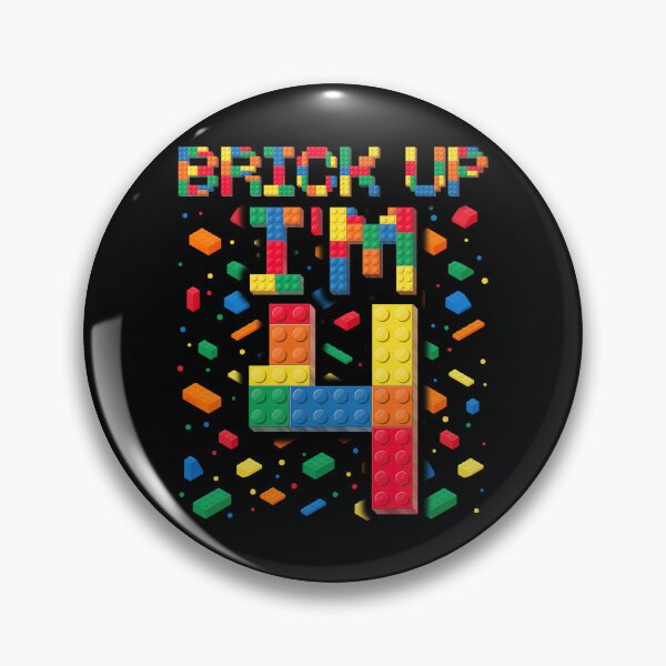 Item preview, Brick Up I'm 4 Construction Wall Toys Colorful Birthday Gift designed and sold by Master Jay.