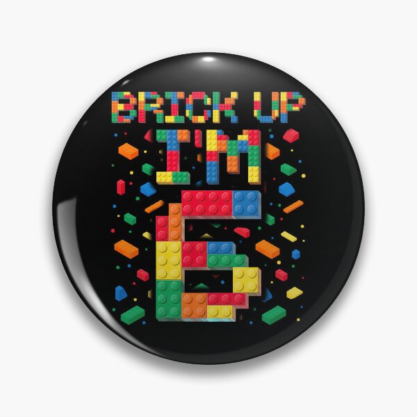 Item preview, Brick Up I'm 6 Construction Wall Toys Colorful Birthday Gift designed and sold by Master Jay.