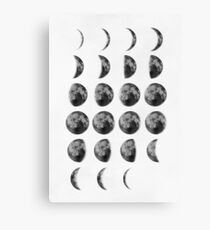 Moon Phases Canvas Print