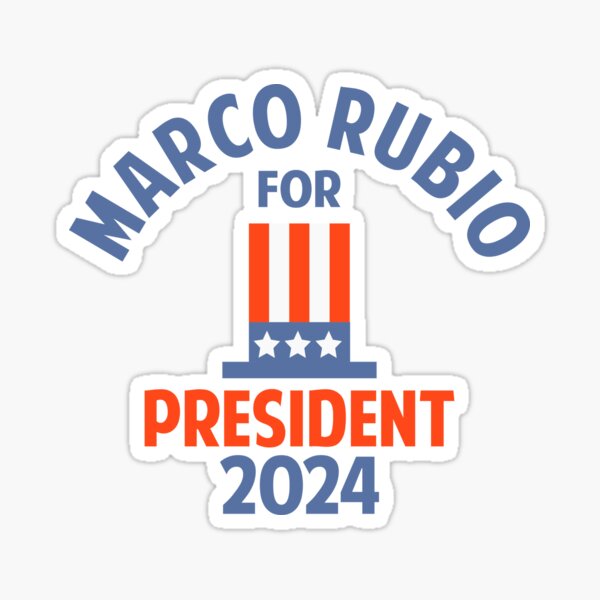 Vote marco rubio" Sticker for Sale by Color-mypalette | Redbubble