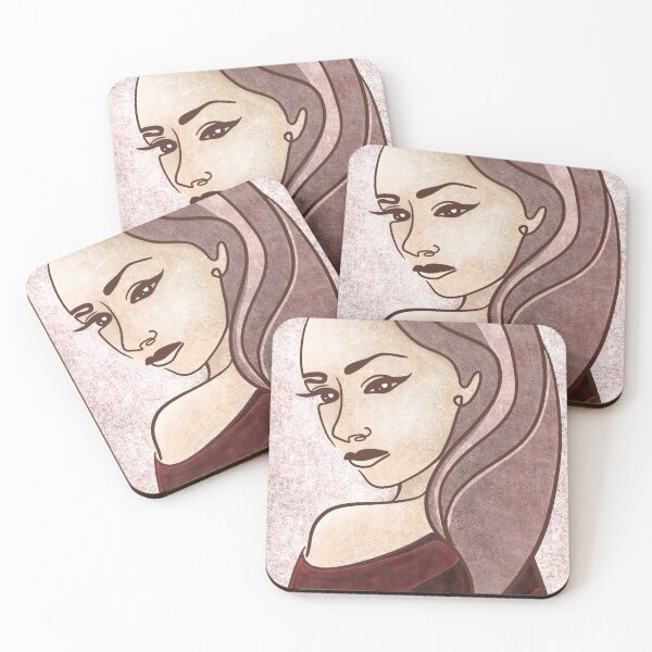 Item preview, Female portrait abstract designed and sold by InetaTaluma.