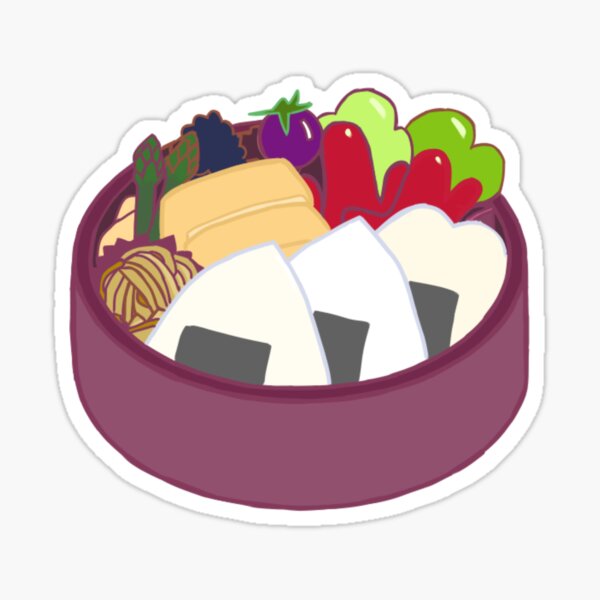 Cute Bento Box Sticker for Sale by chaoscorgi