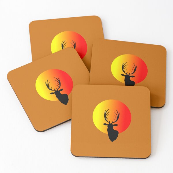 Item preview, Deer at brown sunset design  designed and sold by MystixJack.
