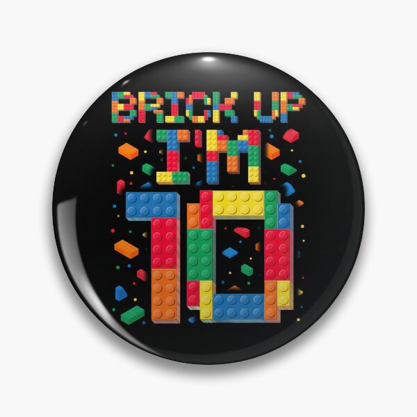 Item preview, Brick Up I'm 10 Construction Wall Toys Colorful Birthday Gift designed and sold by Master Jay.