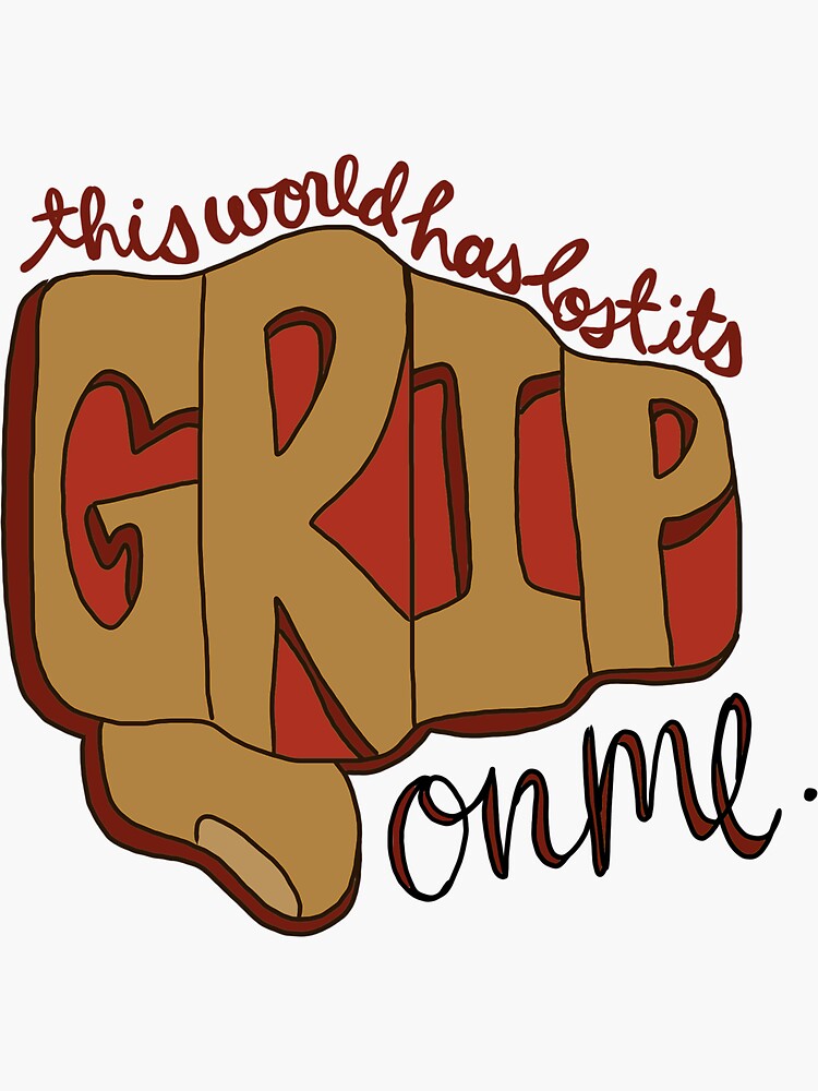 This World Has Lost Its Grip On Me Medium Sticker By Kathusart Redbubble