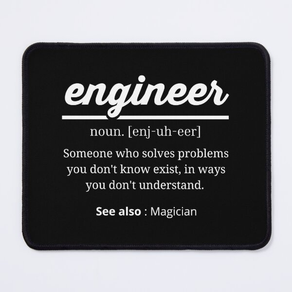 Item preview, Funny Definition Of An Engineer designed and sold by jelgavia.