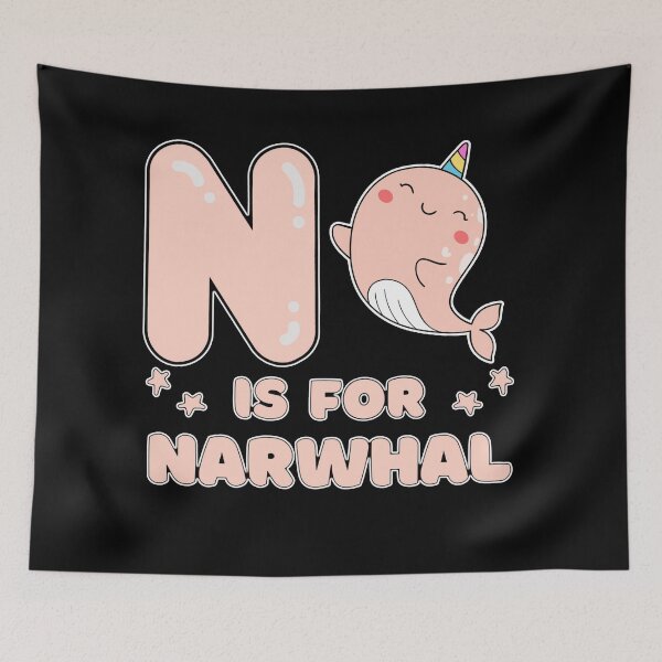 Item preview, N Is For Narwhal designed and sold by FurioInc.