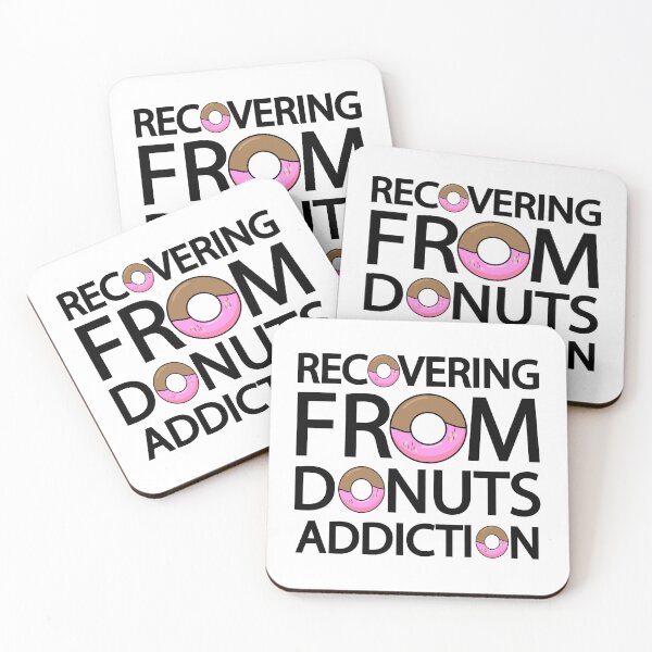Item preview, Recovering from donuts addiction designed and sold by Colorfulandfun.