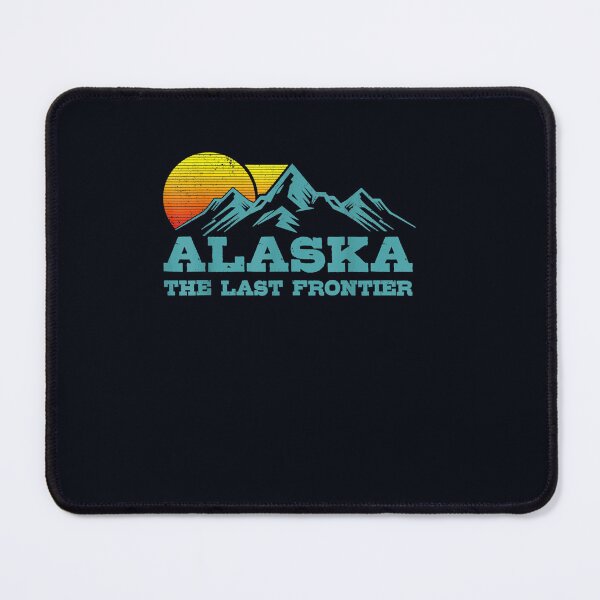 Item preview, Alaska The Last Frontier Vintage Mountains Sunset Souvenir designed and sold by DeannaMarks.