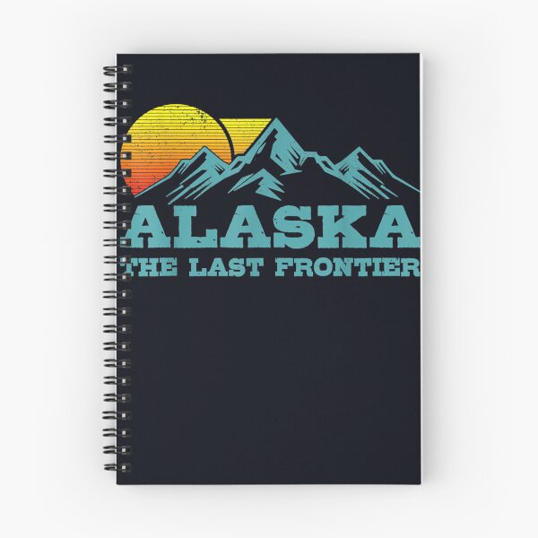 Item preview, Alaska The Last Frontier Vintage Mountains Sunset Souvenir designed and sold by DeannaMarks.