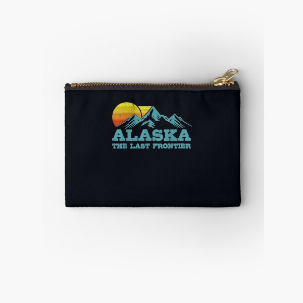 Item preview, Alaska The Last Frontier Vintage Mountains Sunset Souvenir designed and sold by DeannaMarks.