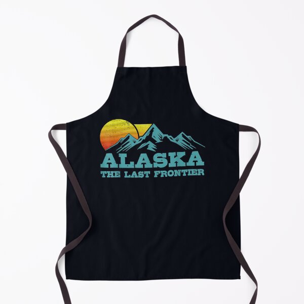 Item preview, Alaska The Last Frontier Vintage Mountains Sunset Souvenir designed and sold by DeannaMarks.