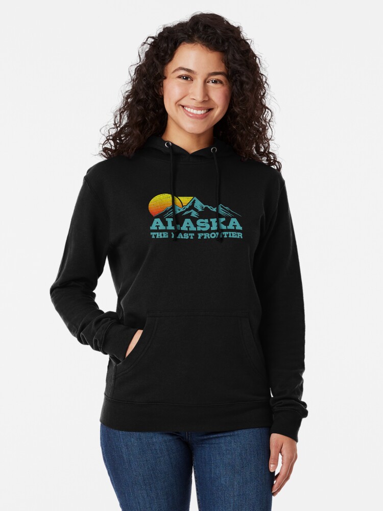  Alaska Est. 1959 The Last Frontier Mountains Vintage Pullover  Hoodie : Clothing, Shoes & Jewelry