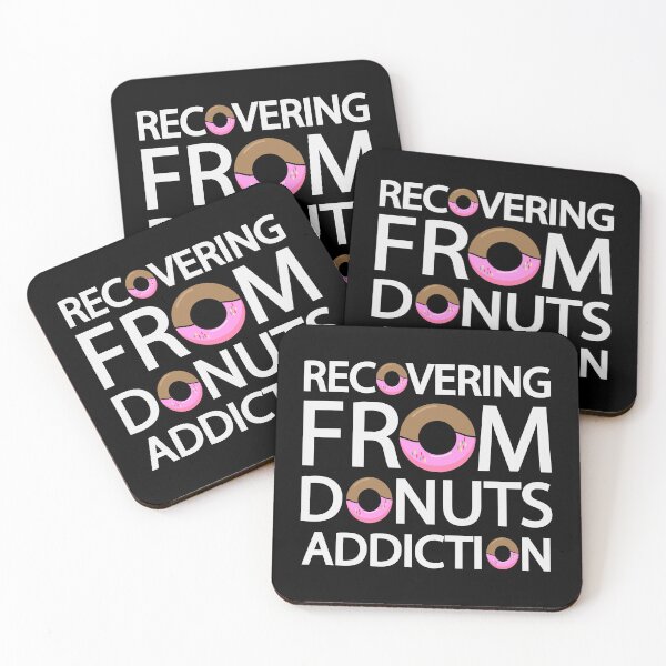 Item preview, Recovering from donuts addiction designed and sold by Colorfulandfun.