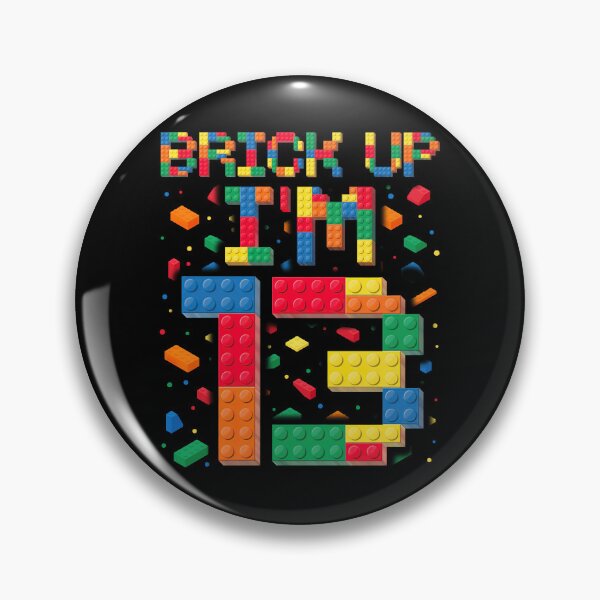 Item preview, Brick Up I'm 13 Construction Wall Toys Colorful Birthday Gift designed and sold by Master Jay.